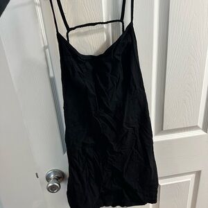 Free People Black mini dress